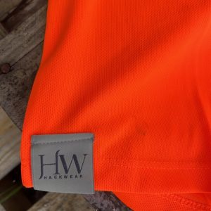 HackWear Brand Label Electric Orange