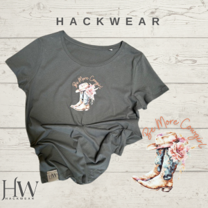 Channel your inner cowgirl with our HackWear Be more Cowgirl T