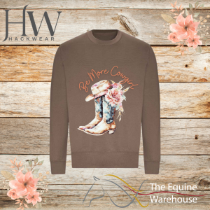 Be More Cowgirl Sweatshirt Mocha